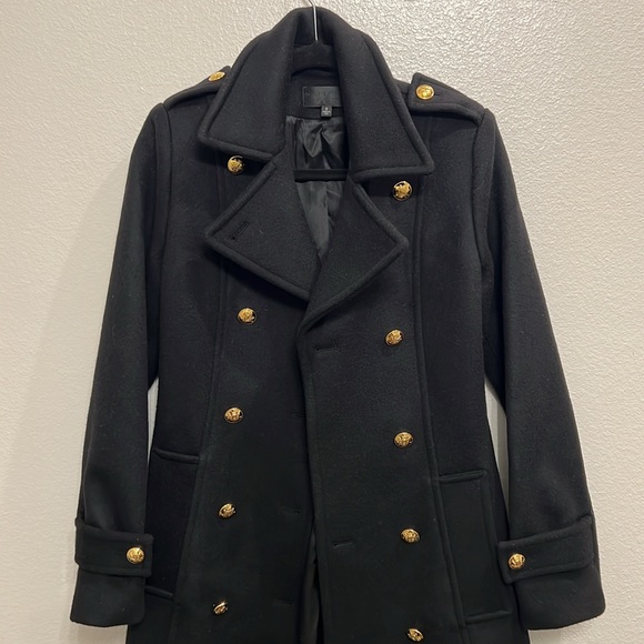 Nili Lotan Gaston Double Breasted Wool Felt Coat - Picture 9 of 13